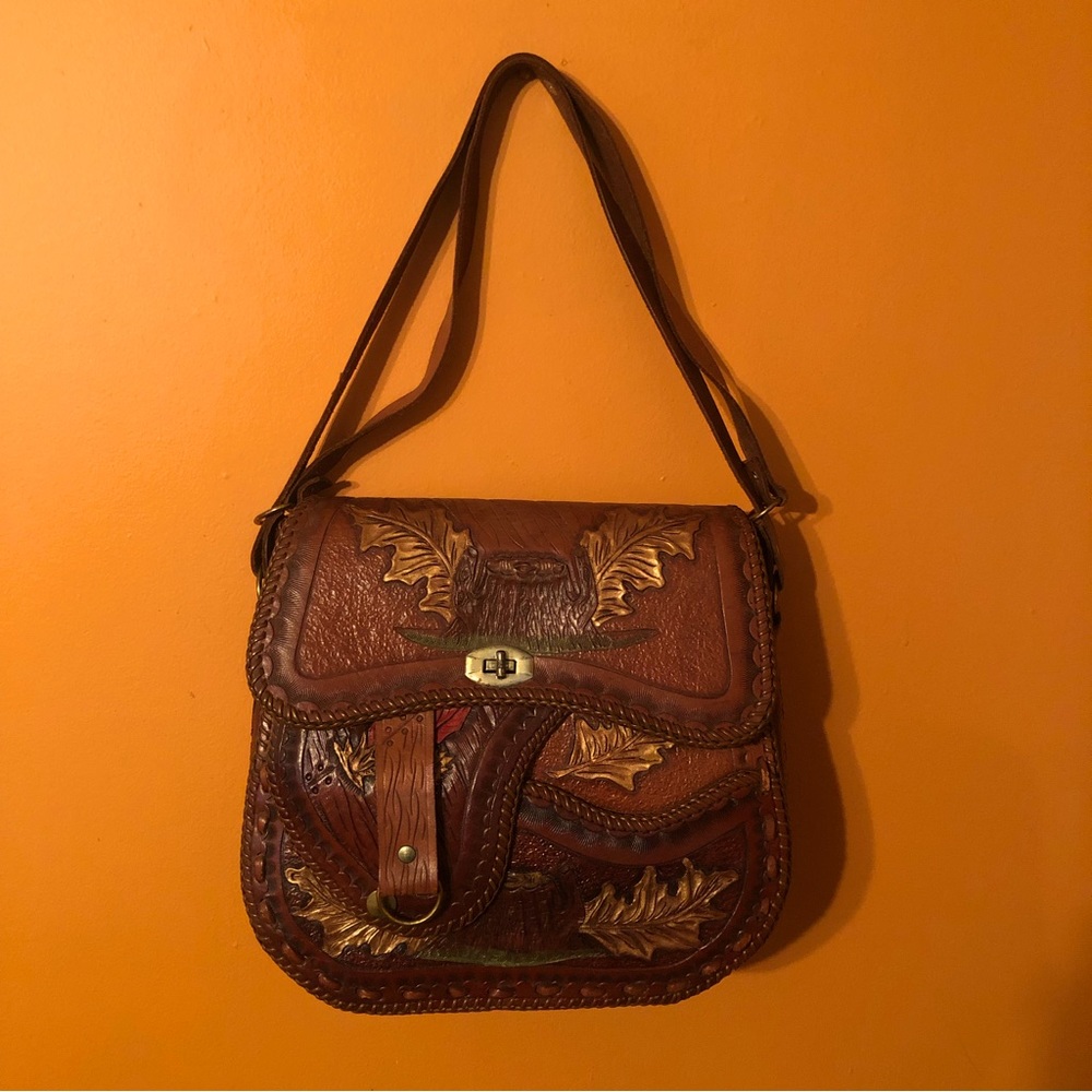 Handcrafted medium crossbody.